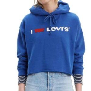 Levi's Cropped Sweatshirt Hoodie